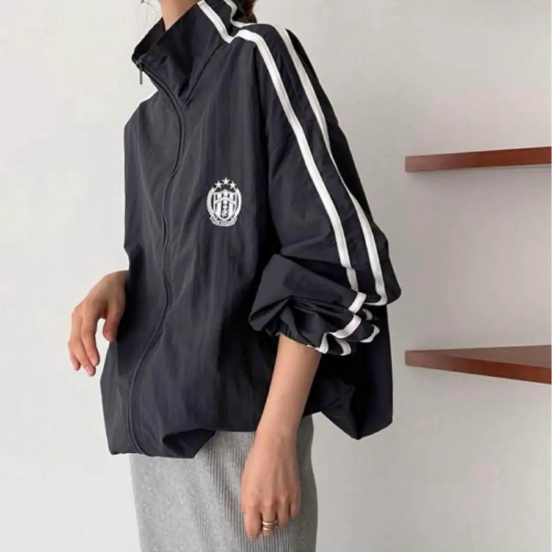 CANAL JEAN トラックジャケット ネイビー【最終価格】 CANAL JEAN トラックジャケット ネイビー