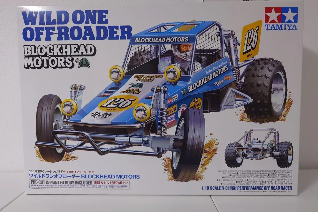 ⭐️【新品】タミヤ　ワイルドワンオフローダーBLOCKHEAD MOTORS I bought the TAMIYA Wild One Off-Roader and quickly put in a