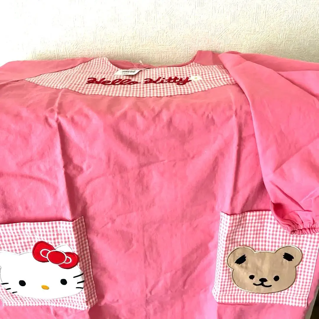 初期　サンリオ　ハローキティ　割烹着　さくらんぼ　チェリー　大人用　エプロン ハローキティ ラン型エプロン｜サンリオオンラインショップ本店