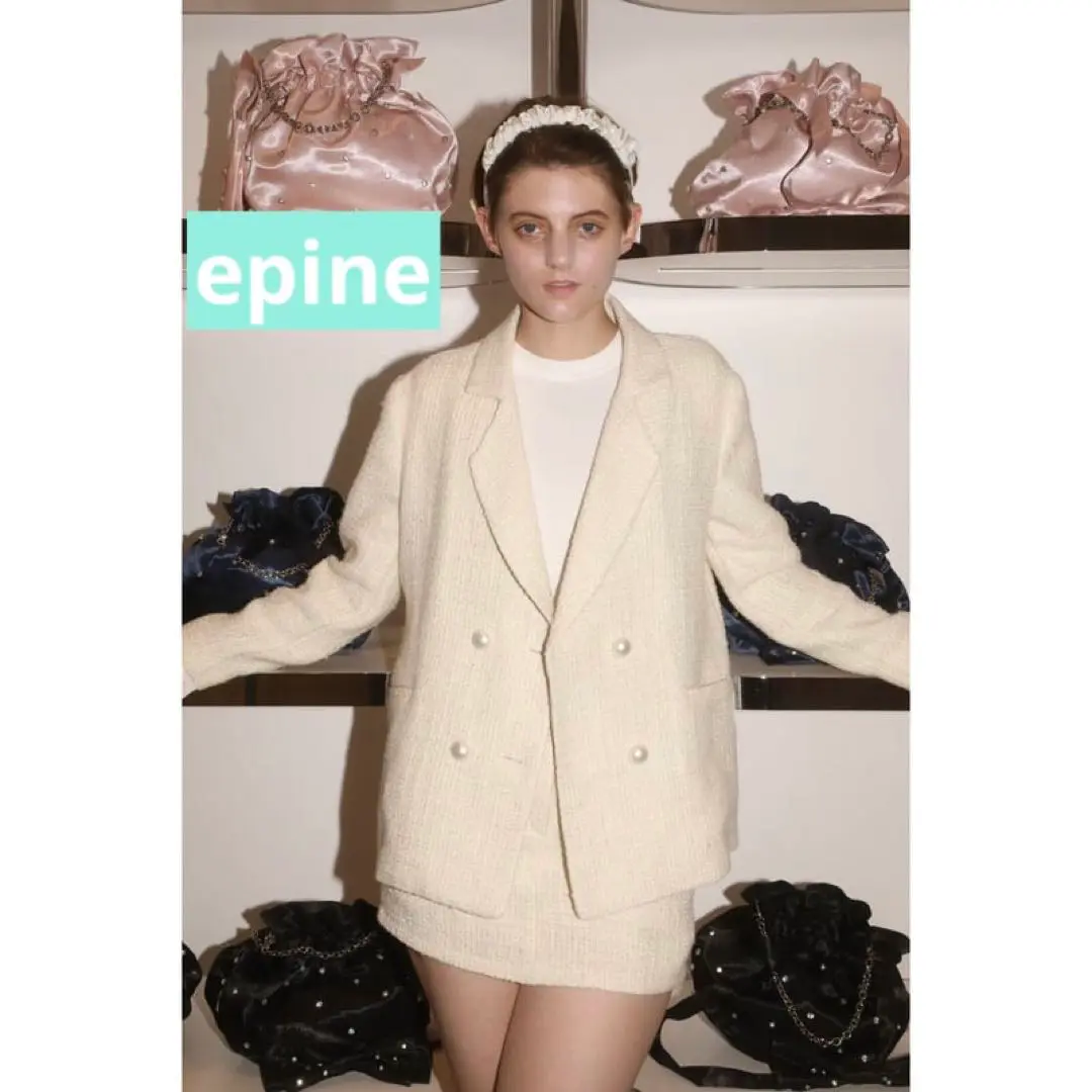 ジャケット・アウター epine pleats frill jacket pleats frill jacket leather black | épine