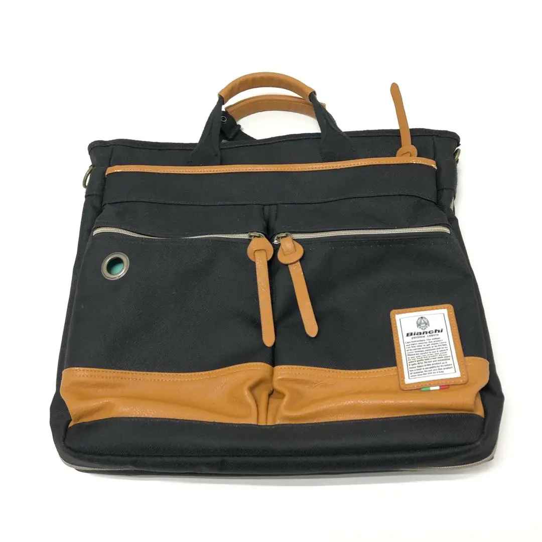 未使用イタリア・ビアンキ製３wayバッグ 未使用品✨】Bianchi ビアンキ 3way トートバッグ ビジネス
