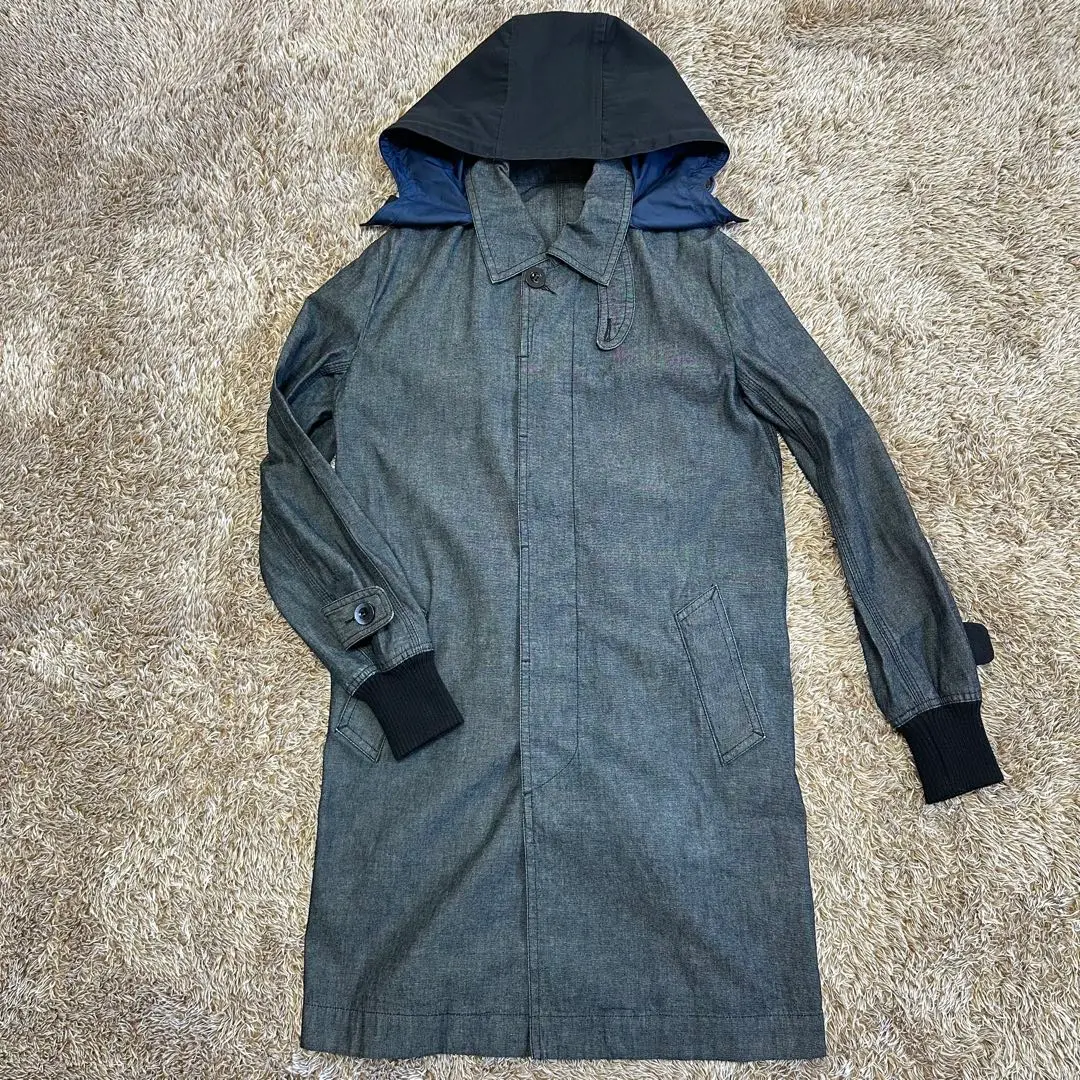19AW sacai サカイ　トレンチコート　ステンカラーコート　ドッキング sacai サカイ ドッキングトレンチコート 19-04534 切替 ロング