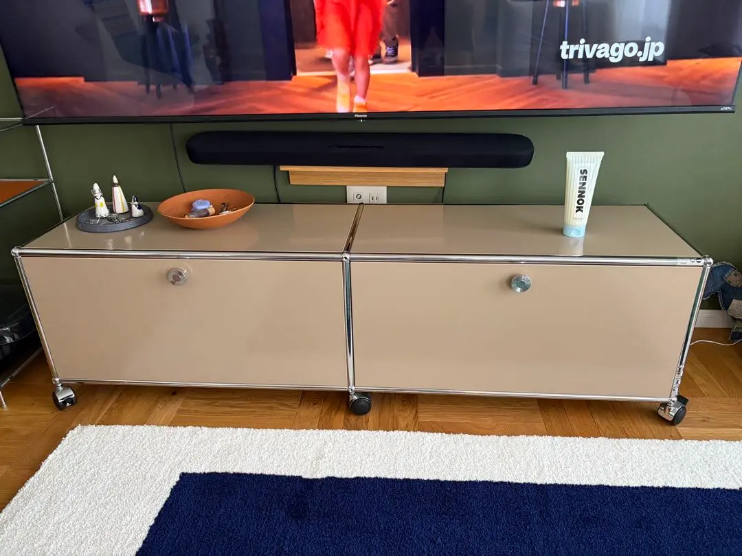 USM ハラー　　テレビボード　　TVボード　ホワイト　未使用品 中古】USMハラー キャビネット USMハラー 書庫その他 203558