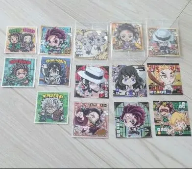 鬼滅之刃 貼紙套組 14張 食品贈品 的縮圖