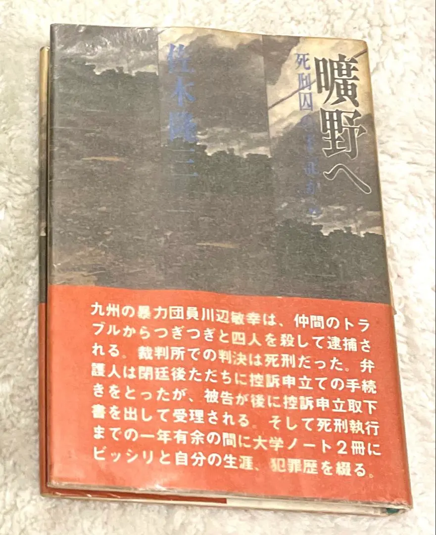 Thumbnail of Used Book: To the Wilderness - From the Writings of a Death Row Inmate / By Ryuzo Saki, Glassine Paper, First Edition