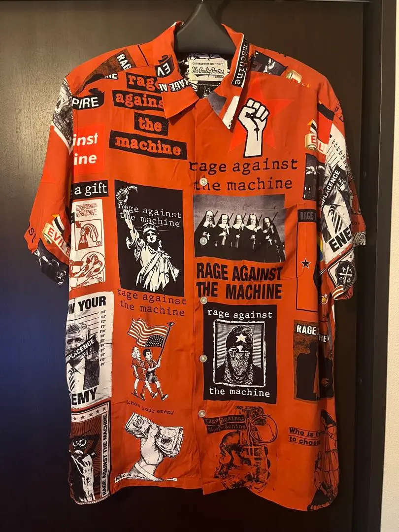 ワコマリアRage Against The Machine Mサイズ WACKO MARIA (ワコマリア) RAGE AGAINST THE MACHINE / S/S