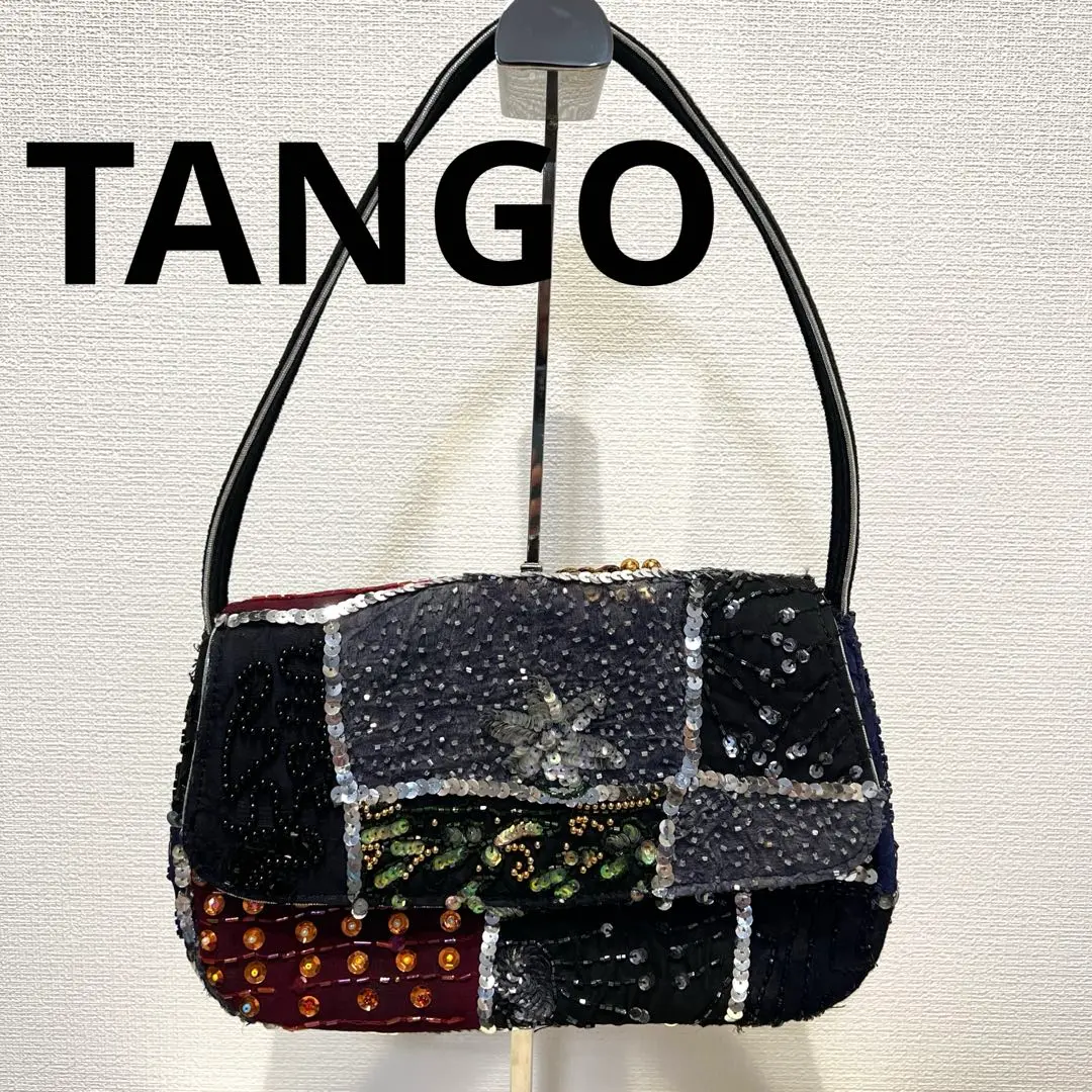 Cooooooooo!! TANGO タンゴ パーティ ハンドバッグ ターコイズ