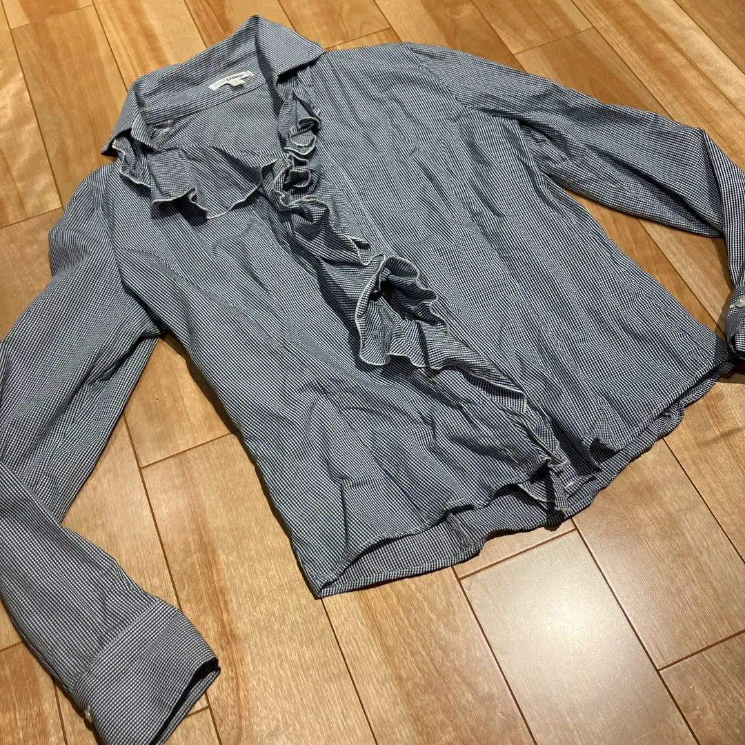 Thumbnail of NARACAMICIE Ruffled Shirt, Size I (M)