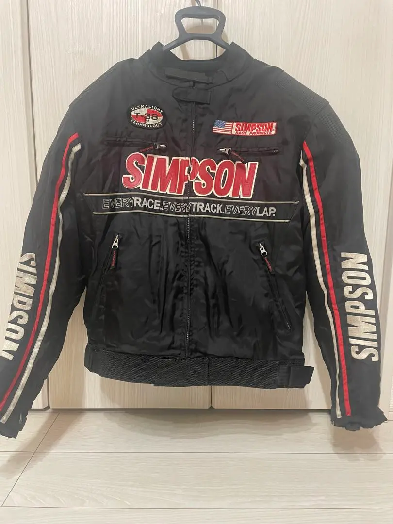 SIMSON レーシングジャケット Lサイズ 黒/金　シンプソン Amazon | [シンプソン] フェイクレザージャケット RD LW SJ-3113