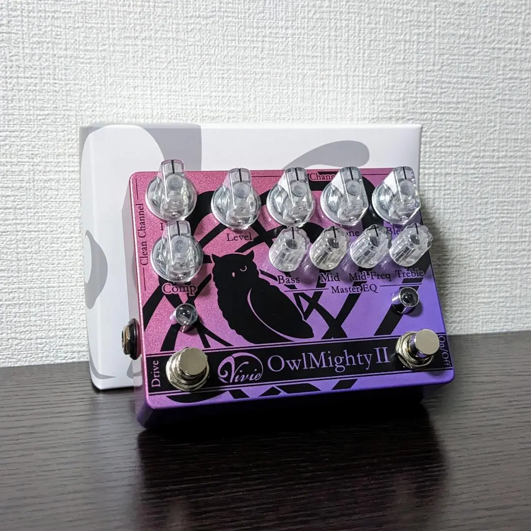 【プリアンプ】Vive OwlMighty II 【美品】 Vivie ( ビビー ) OwlMightyII ベース用プリアンプ 送料無料