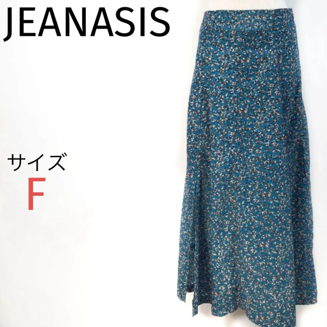 Thumbnail of JEANASIS Maxi Length Long Skirt, Excellent Condition, Floral Pattern, Polyester