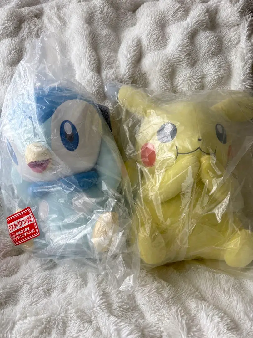 ペガ　A賞 ピカチュウ+ ラストワン ポッチャマ ぬいぐるみセット ポケモン 一番くじ ラストワン賞 ポッチャマぬいぐるみ - メルカリ