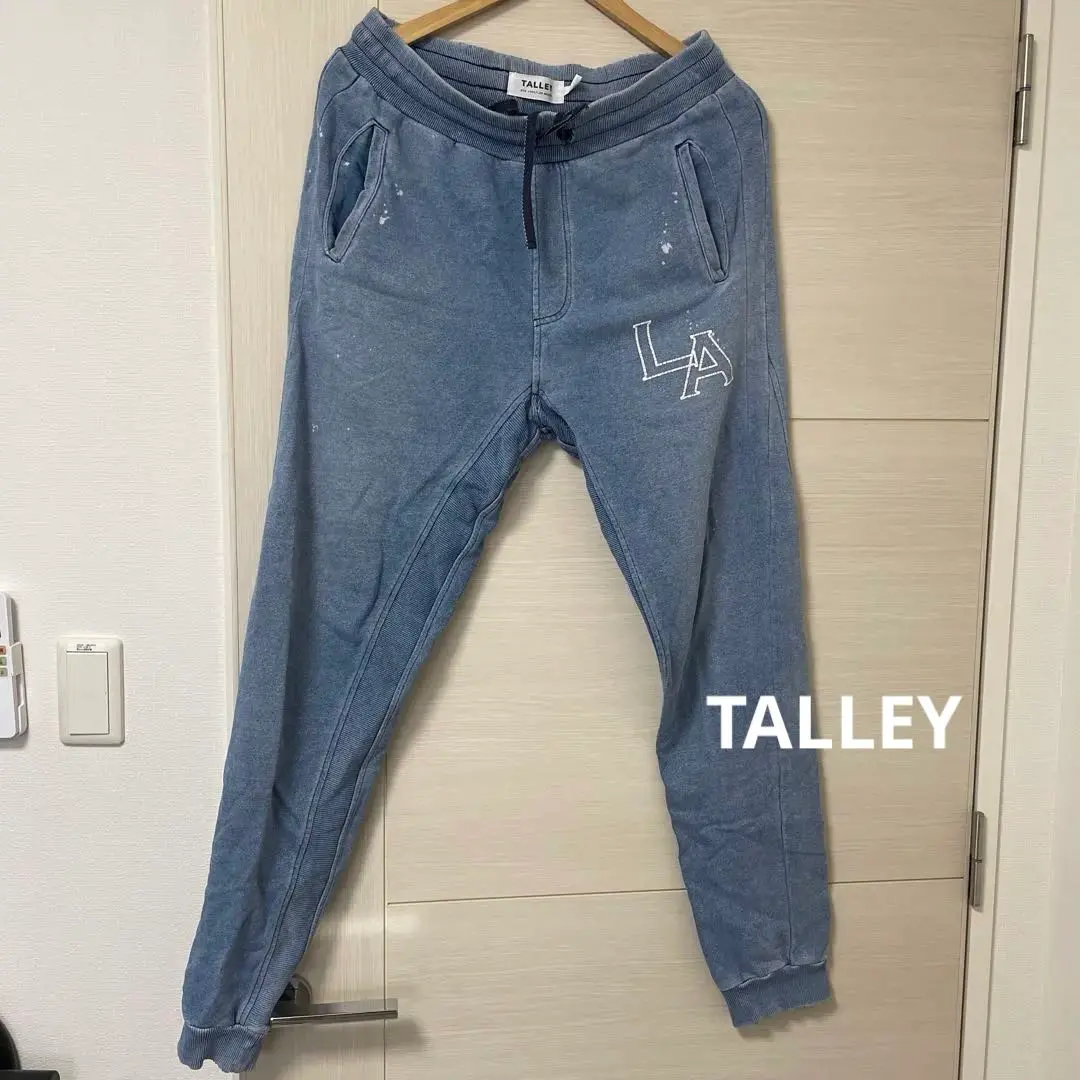 TALLEY NYロゴ スウェット Sサイズ デニムブルー