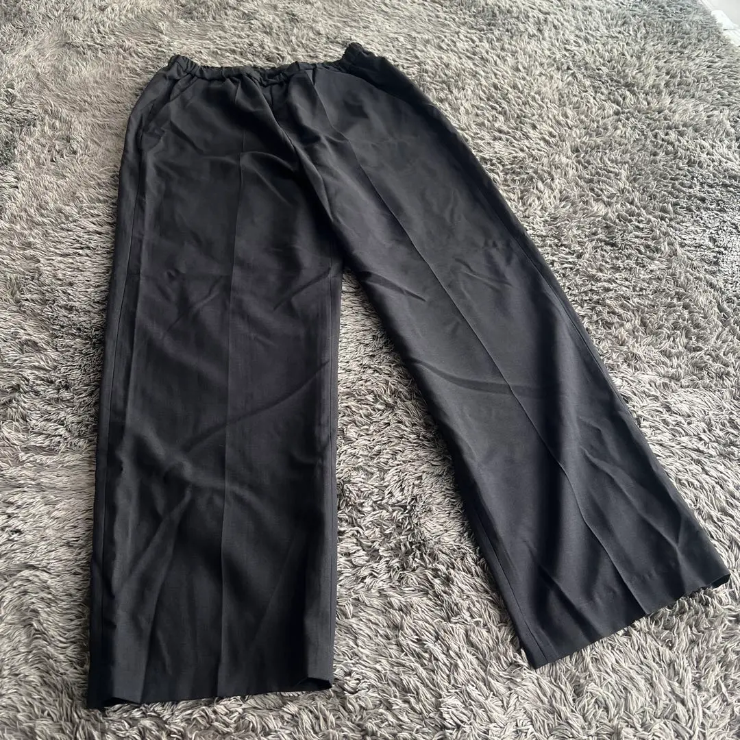 Thumbnail of Mizui Roind Black Wide Pants