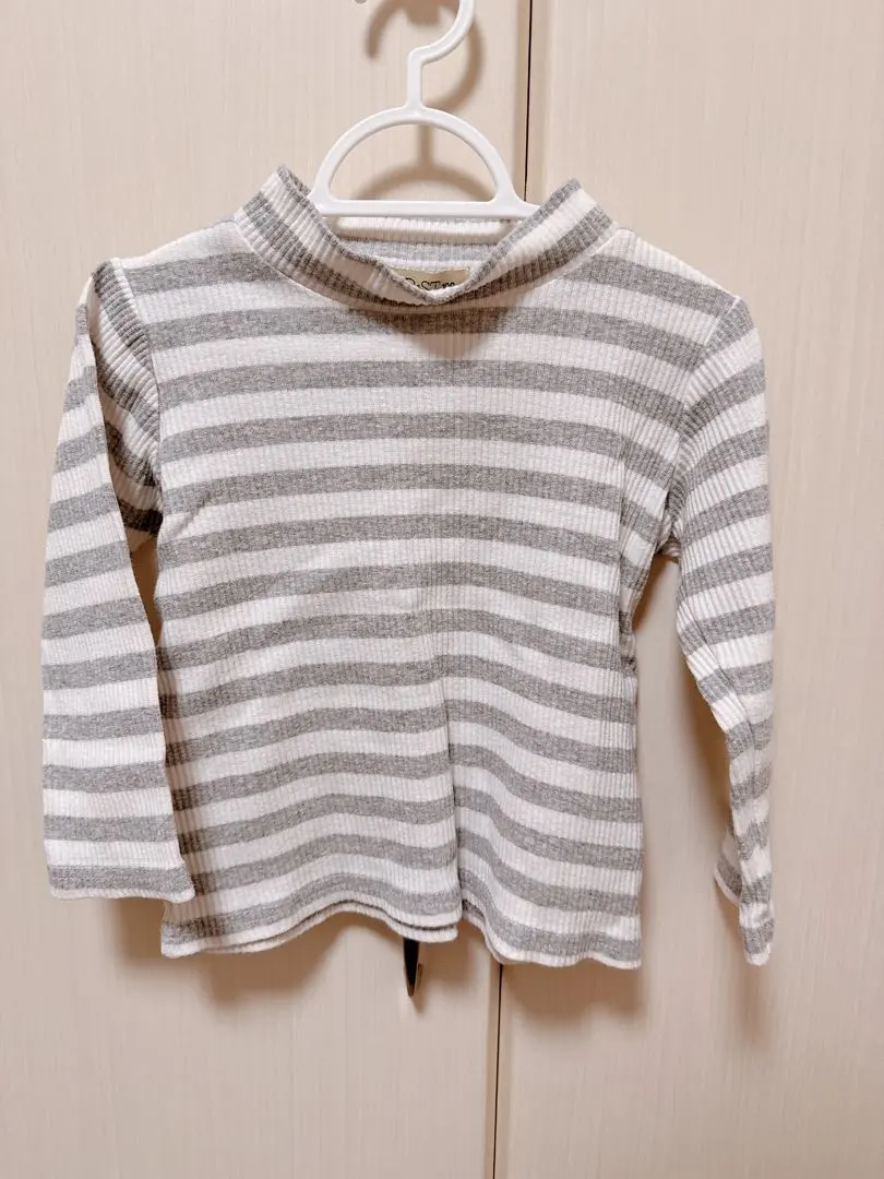 Thumbnail of OP1ST Striped Turtleneck Long-sleeved Cut and Sewn 100cm