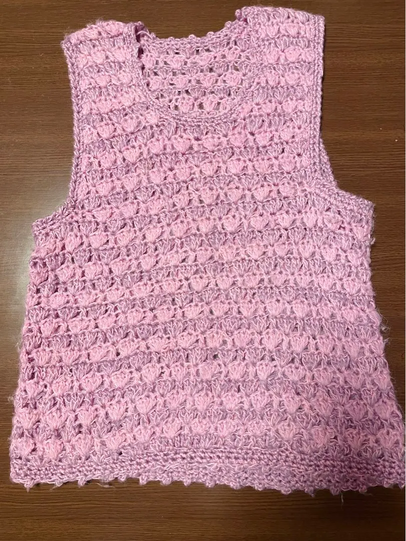Thumbnail of Hand-knitted knit vest