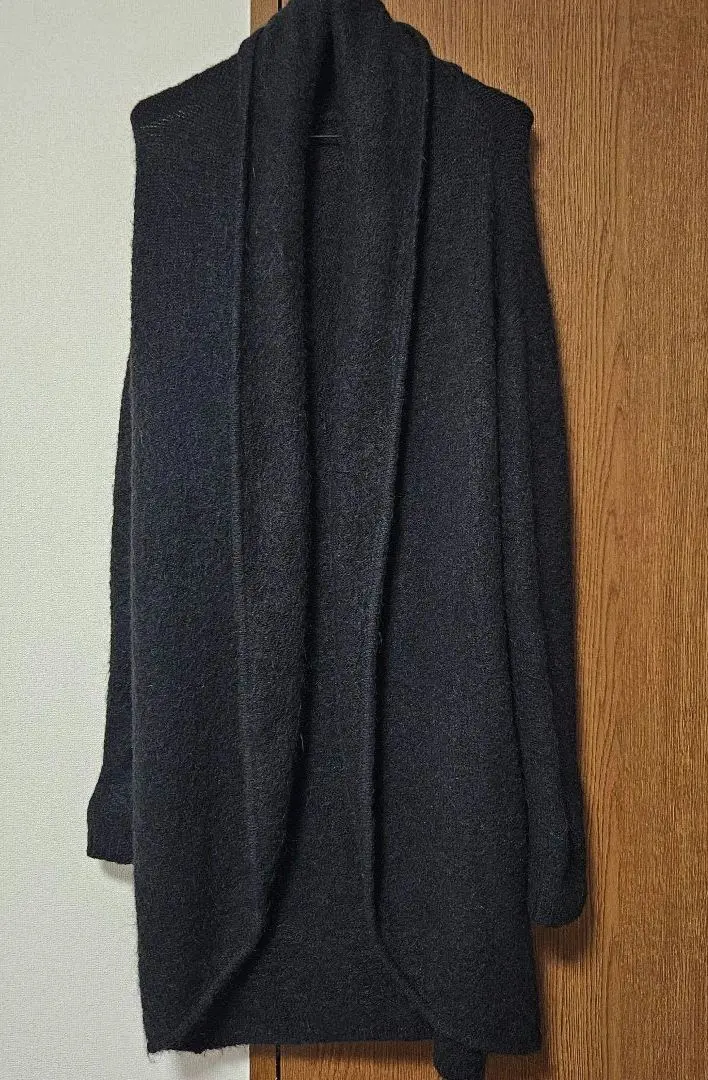 Thumbnail of UNTITLED Black Long Knit Coat, Size M