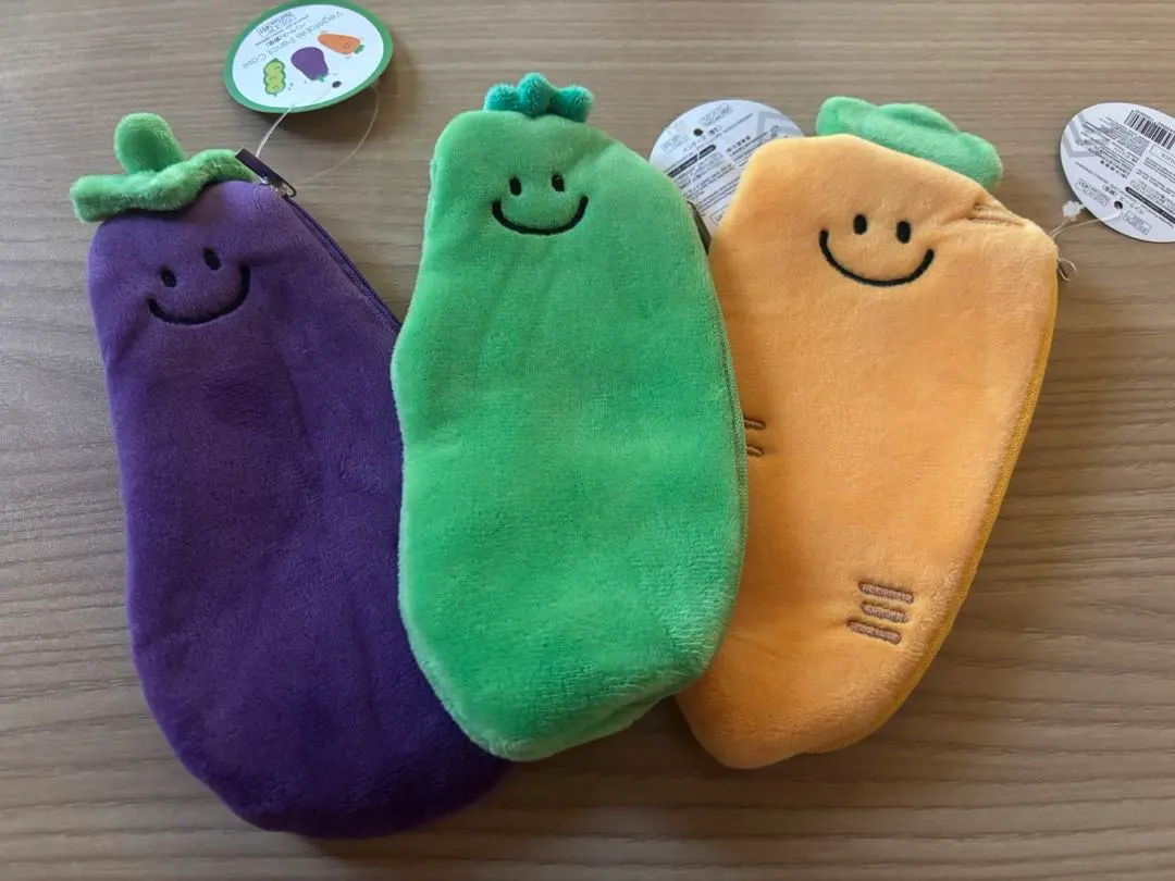 Thumbnail of Set of 3 Vegetable Pencil Cases