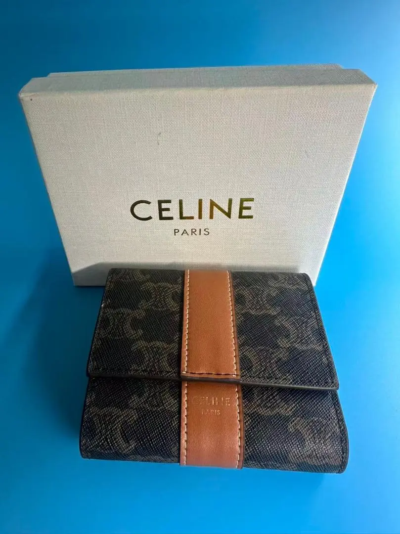 Thumbnail of CELINE Trifold Wallet, Brown