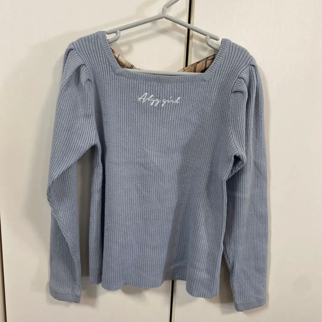 Thumbnail of ALGY Knit Top with Back Ribbon