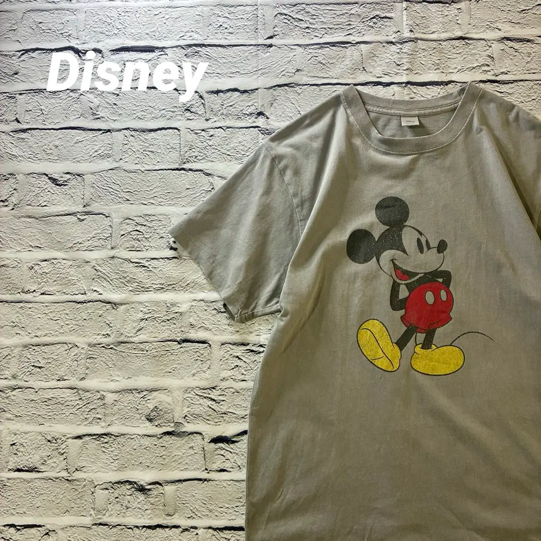Thumbnail of [Excellent Condition] Disney Mickey Mouse Print T-Shirt M Greige