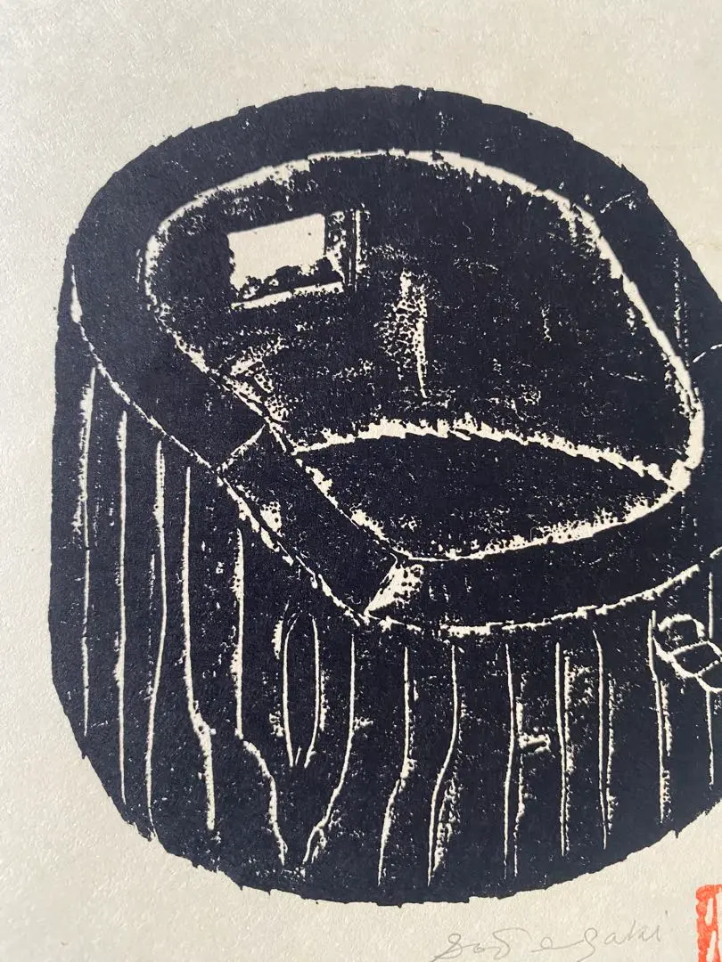 木版画　ベアリングばれん 木版画ベアリングばれん