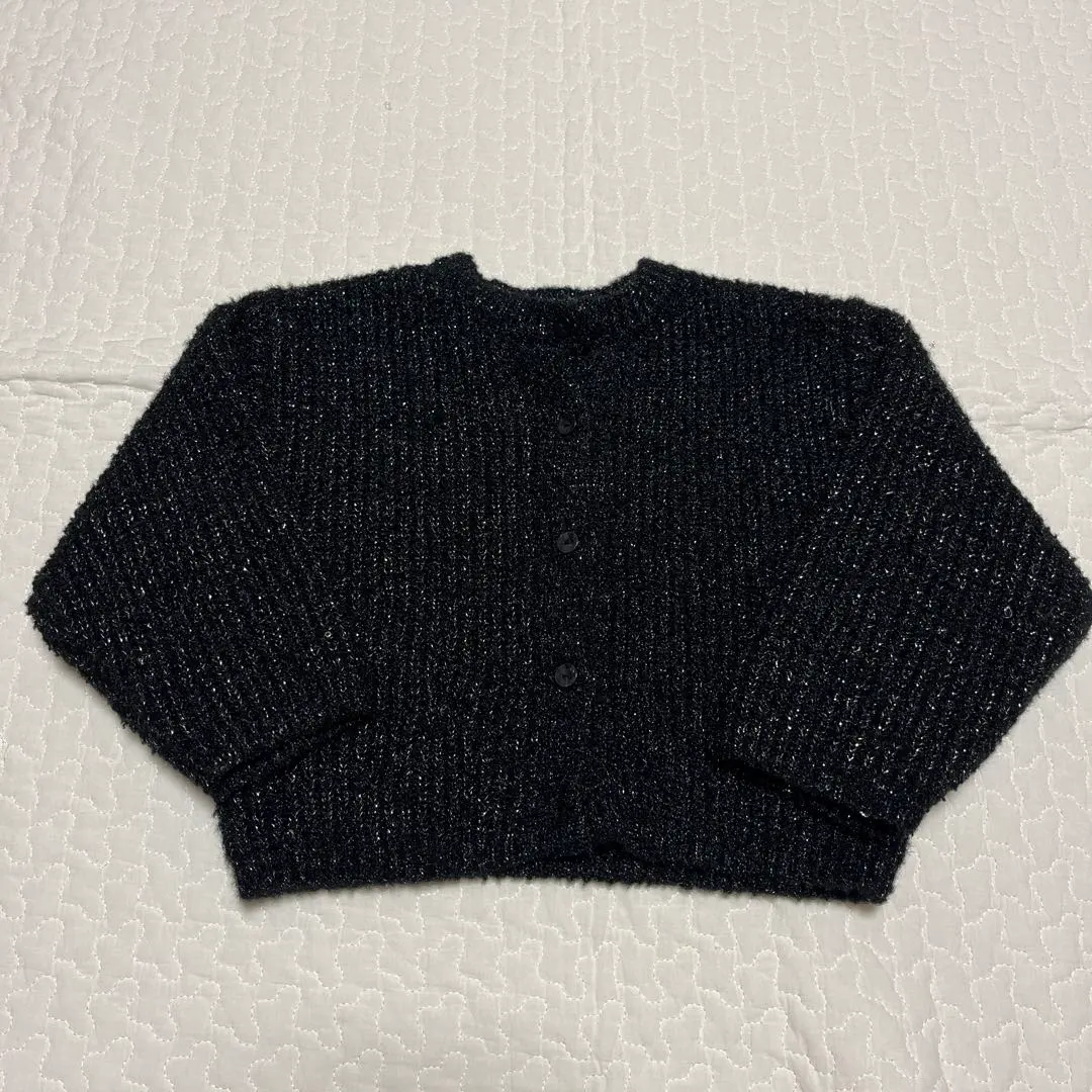 ZARA 兒童 亮片 針織外套 92 的縮圖