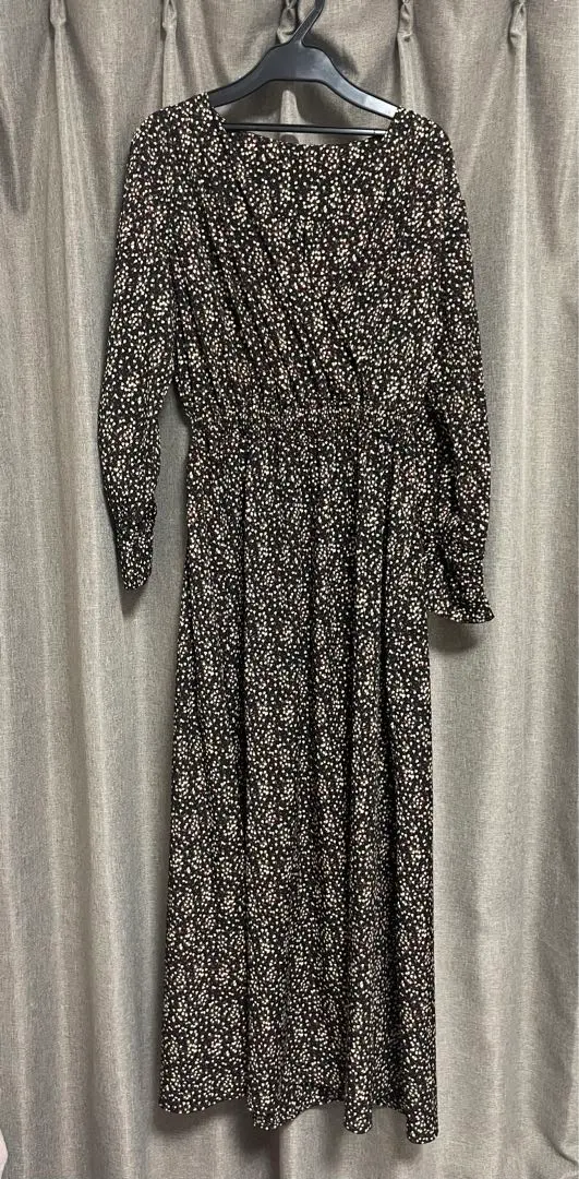 Thumbnail of Perle Peche Cache-coeur Floral Print Dress