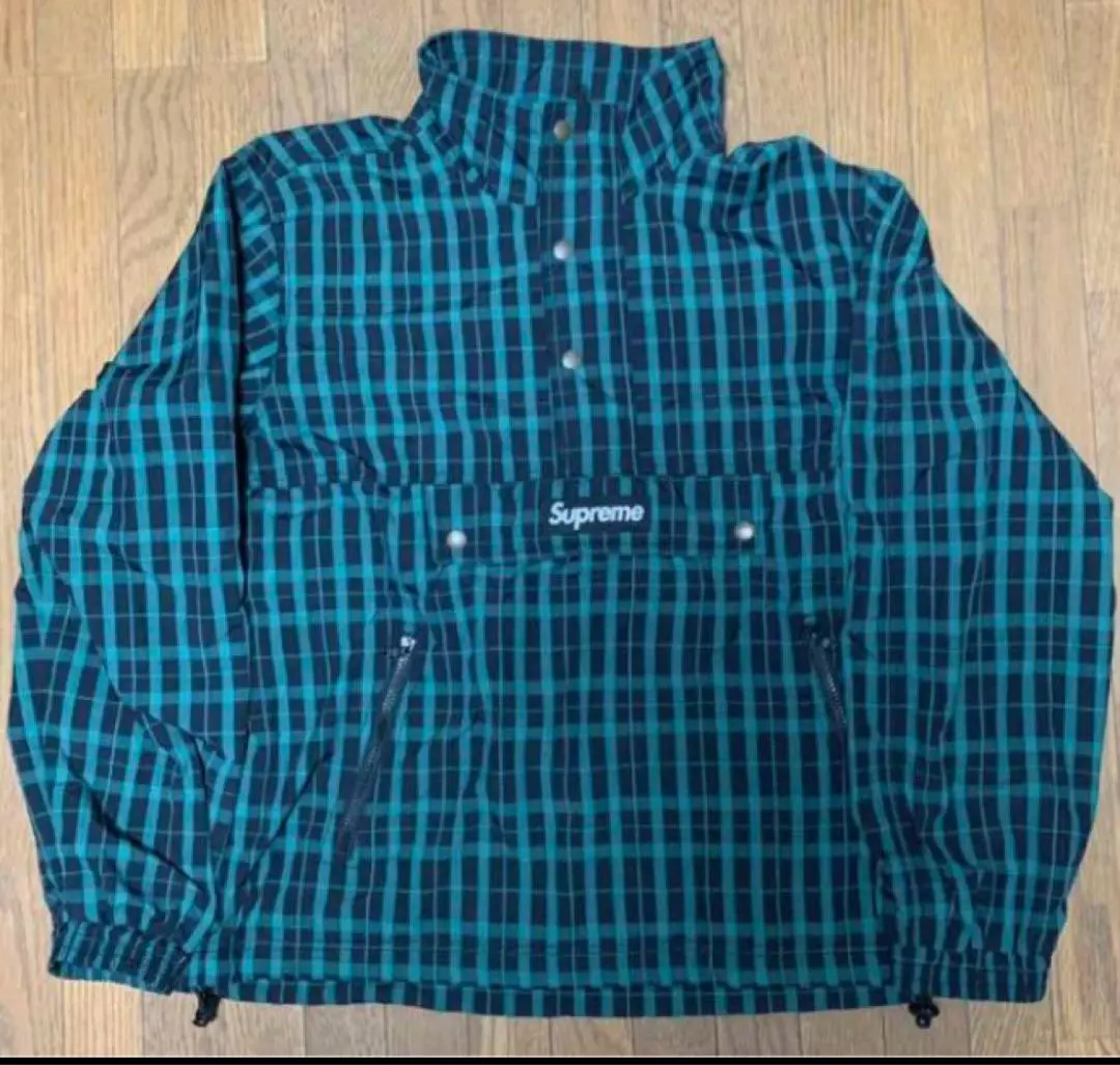supreme アノラック18AW Nylon Plaid Pullover Supreme Nylon Plaid Pullover (FW18) - $168