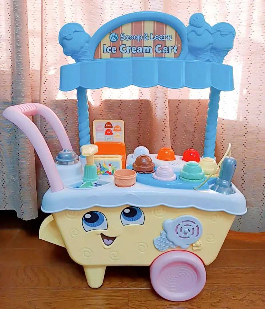【新品未使用】LeapFrog scoop&Learnアイスクリームカート Amazon.com: LeapFrog Scoop and Learn Ice Cream Cart : Toys