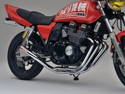 ワルツ機械　CBX400F用 CBX400F ワルツ機械曲げマフラー ブラック / パステルロード