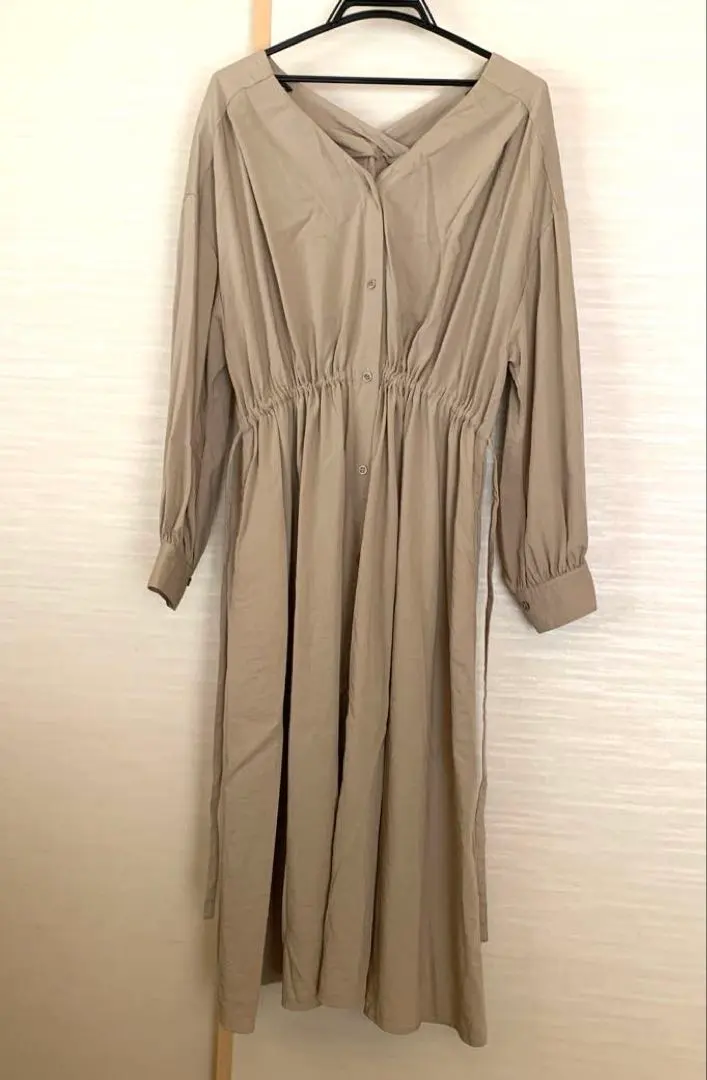 Thumbnail of Simplicite Flare Shirt Dress, Beige