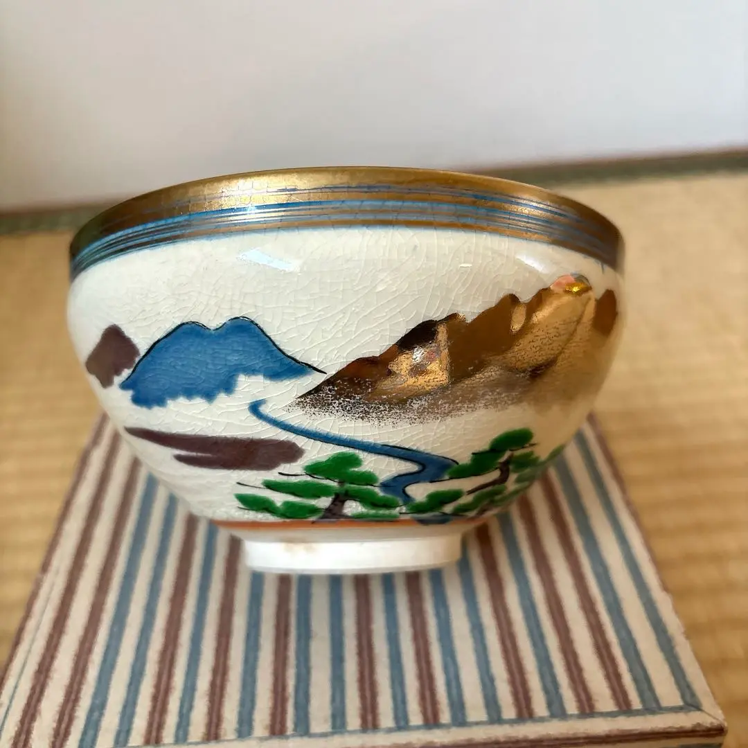 茶道具 原平窯 加藤善昌 仁清扇面之図 皆具 茶道具 煎茶道具 火箸 京
