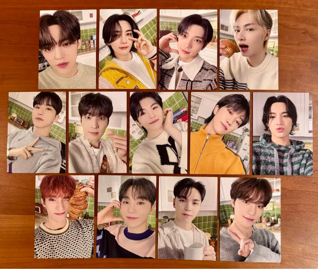 seventeen セブチ　HOME プルオーバー　特典トレカ　コンプ　13枚 seventeen セブチ HOME プルオーバー 特典トレカ コンプ 13枚