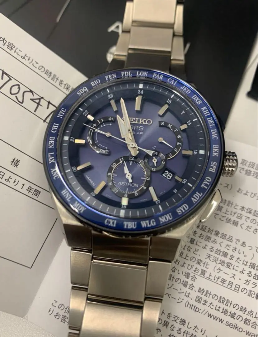 美品 SEIKO アストロン GPS腕時計 エグゼクティブライン SBXB155 セイコー アストロン エグゼクティブライン SBXB155 GPSソーラー