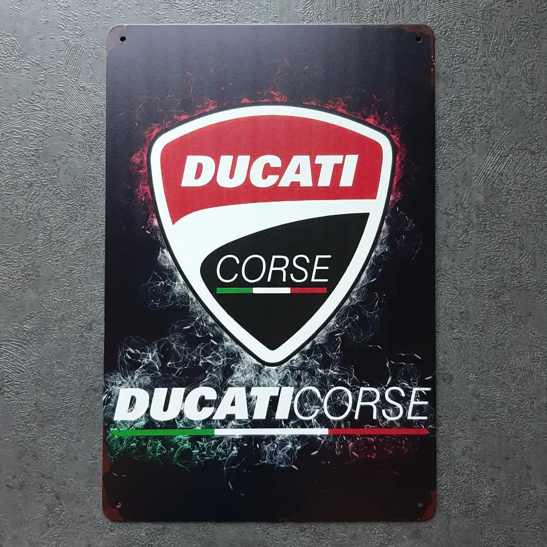 DUCATI(ドゥカティ)レトロ ブリキ看板① - メルカリ