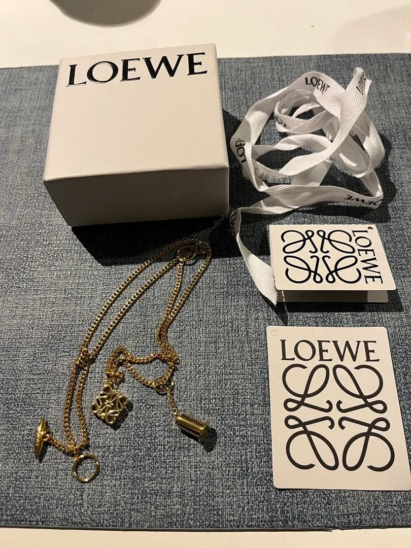 あゆみさま専用♡LOEWE パーソナライゼーションネックレス 大人気】ロエベ♡パーソナライゼーション ネックレス