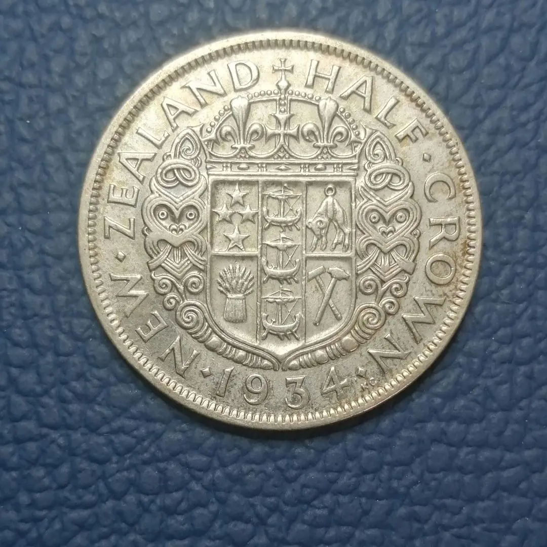 1343 イギリス ハーフクラウン 銀貨 ジョージ5世 外国コイン