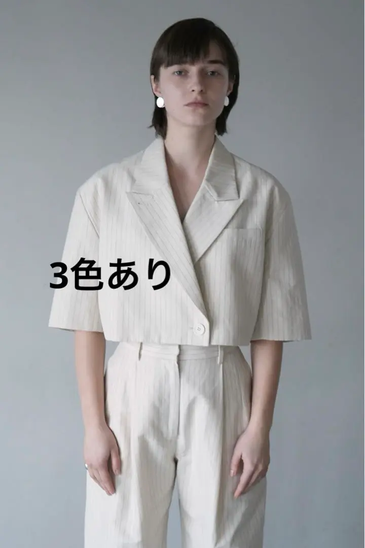 CLANE 新品未使用DAD CROPPED TAILORED JACKET セール】DAD CROPPED TAILORED JACKET（テーラードジャケット