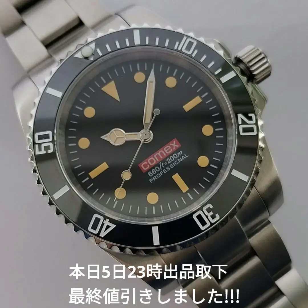 NH35 mad ビンテージサブマリーナコンビカスタム NH35 mad seiko ビンテージサブマリーナコンビカスタム｜Yahoo