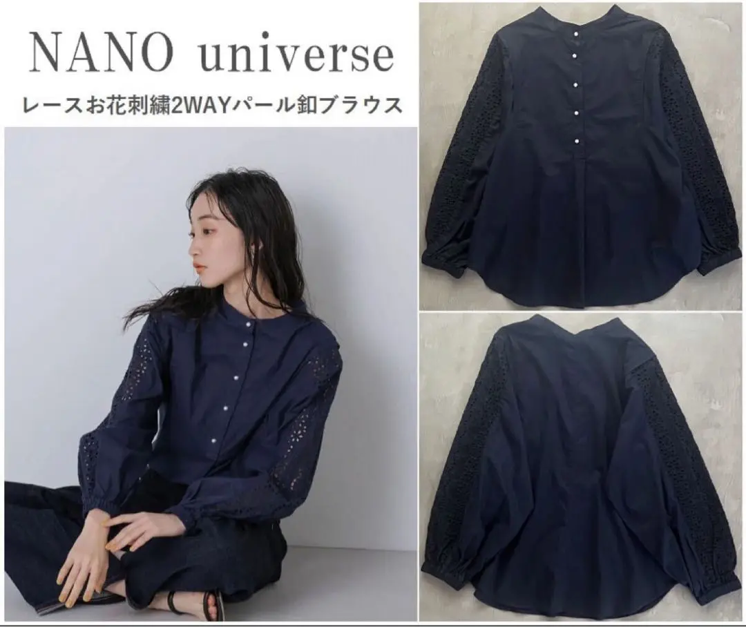 fog linen work あっこたん ひだまりブラウス|mercariメルカリ