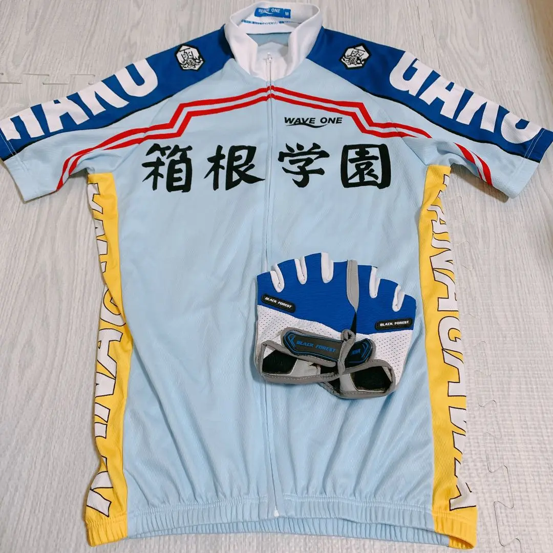 【公式】弱虫ペダル箱根学園 真波WAVE ONE サイクルジャージ ビブショーツ 弱虫ペダル コスプレ衣装 サイクルジャージ 箱根学園 WAVE ONE