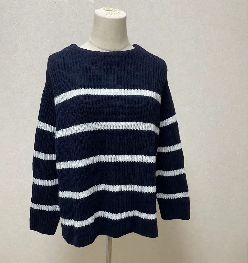 Thumbnail of INDIVI Drop Shoulder Border Knit - Women's