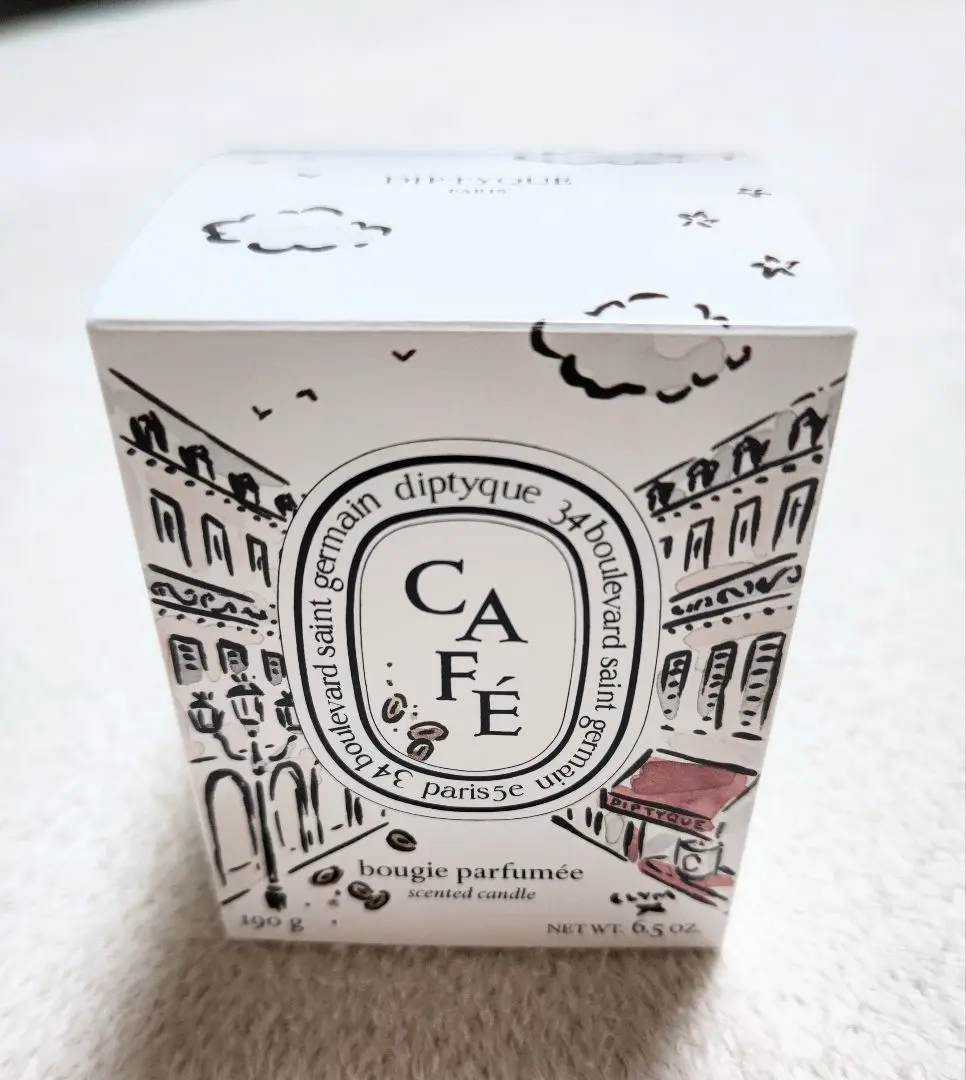 新品★ DIPTYQUE キャンドルカフェ CAFE 限定版 190g ♪♪♪ 試してみた】限定版クラシックキャンドル カフェ diptyqueの