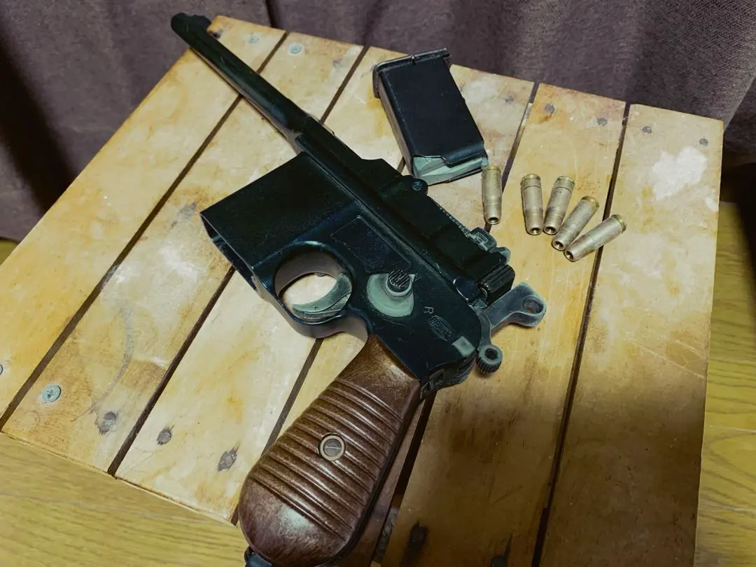 希少な未開封！マルシン製モーゼルM712　8mmBB　ブローバック組立式！ Amazon.co.jp: マルシン モーゼル M712 8mm BB ブラック ABS