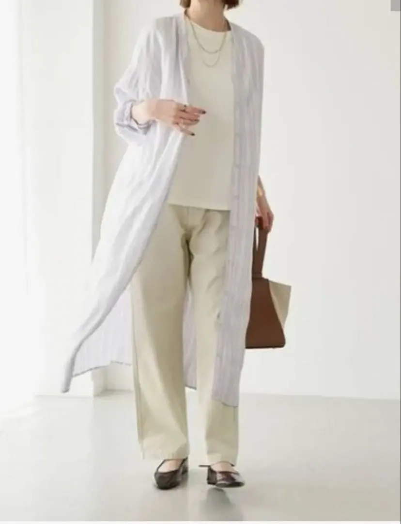 Thumbnail of Unused Earth Music & Ecology Linen Blend Back Gathered Dolman Dress