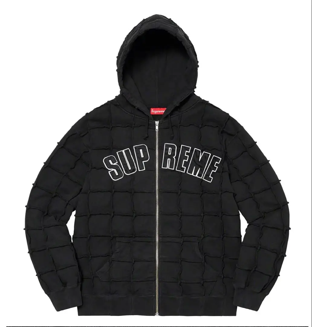️T15021️DIESEL パッチワーク ジップアップ パーカー S Supreme(シュプリーム) PATCHWORK ZIP UP HOODEDパッチワークジップ