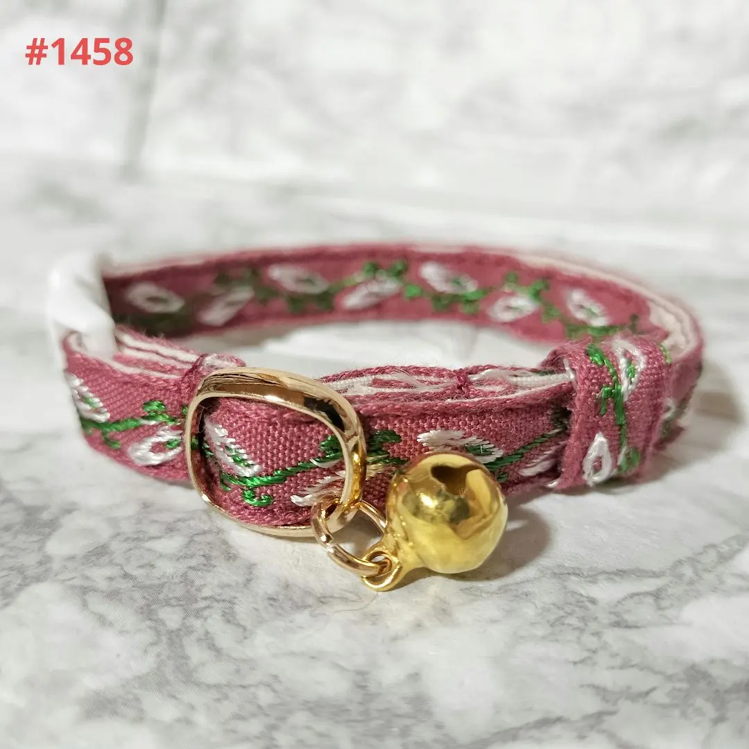 Thumbnail of #1458 Handmade Cat Collar - Tyrolean ※ Red Climber