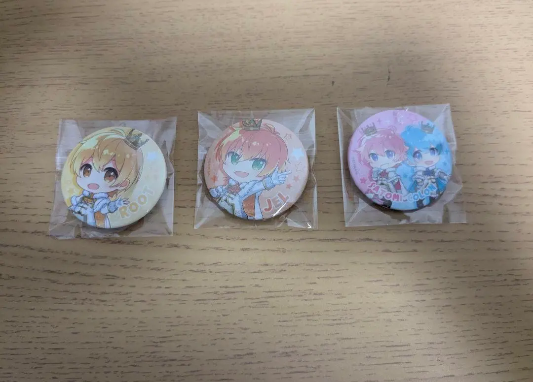 Thumbnail of StPri 2022 New Year Version Can Badge Lottery - Rinu & Jell & Satomi Colon