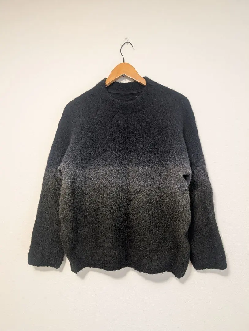 希少 美品 サカイ シャギー フライフロント グラデーション カーディガン 希少 美品 サカイ シャギー フライフロント グラデーション